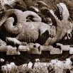 Původní ozdoba trutnovské kašny - drak od kameníka Maye