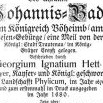 Titulní list první tištěné publikace o Janských Lázních (faksimile z roku 1913)