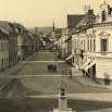 Malé náměstí v době II. světové války, fotografická pohlednice