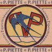 Logo firmy Piette na balíčku cigaretových papírků z válečné produkce
