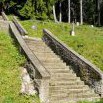 Část monumentálního schodiště hřbitova v Maršově I.