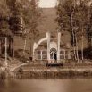 Pavilonek trutnovského pivovaru na výstavě v Liberci 1906