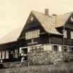 Hubertuska na pohlednici z roku 1948