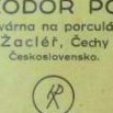 Výřez z české firemní obálky