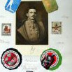 Vlastenecký zápis Adolfa Galla s pohlednicí rakouského císaře Karla I.