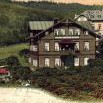 Schierův hotel „Zlaté říšské jablko“ v Janských Lázních na dobové pohlednici.