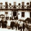 Snímek z návštěvy císařského místodržícího v Janských Lázních (foto Joffé 1916)