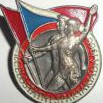 Době poplatný oficiální odznak II. Celostátní spartakiády 1960 