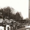 Betonový most ve Svobodě nad Úpou v zákrytu za mostem do areálu papírny 1947