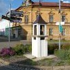 Stanice na nově upraveném ostrůvku foto Josef Čermák 2017