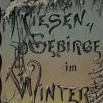Berthold Lessenthin Krkonoše v zimě – obálka vzácné knihy 