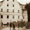 Šéfové na terase jídelny grandhotelu Janský Dvůr