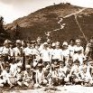 Výlet na Sněžku s doprovodem rodičů - čtvrtá třída 1986