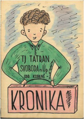 Kronika oddílu kopané - titulní list Kronika oddílu kopané - titulní list