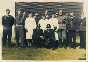 Jedna z prvních  poválečných fotografií svobodských hasičů - asi 1947