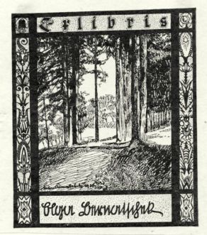 Ex libris Olga Bernatschek