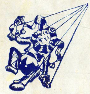 Kašpárek z plakátu Krakonošova divadélka