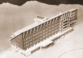 Model plánované Švehlovy boudy