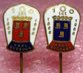 Jubilejní odznaky 100 let KRPA Jubilejní odznaky 100 let KRPA