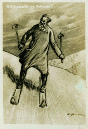 Adolf Schnabel: Krakonoš na lyžích