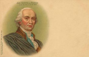 Johann Gottfried von Herder - historická pohlednice